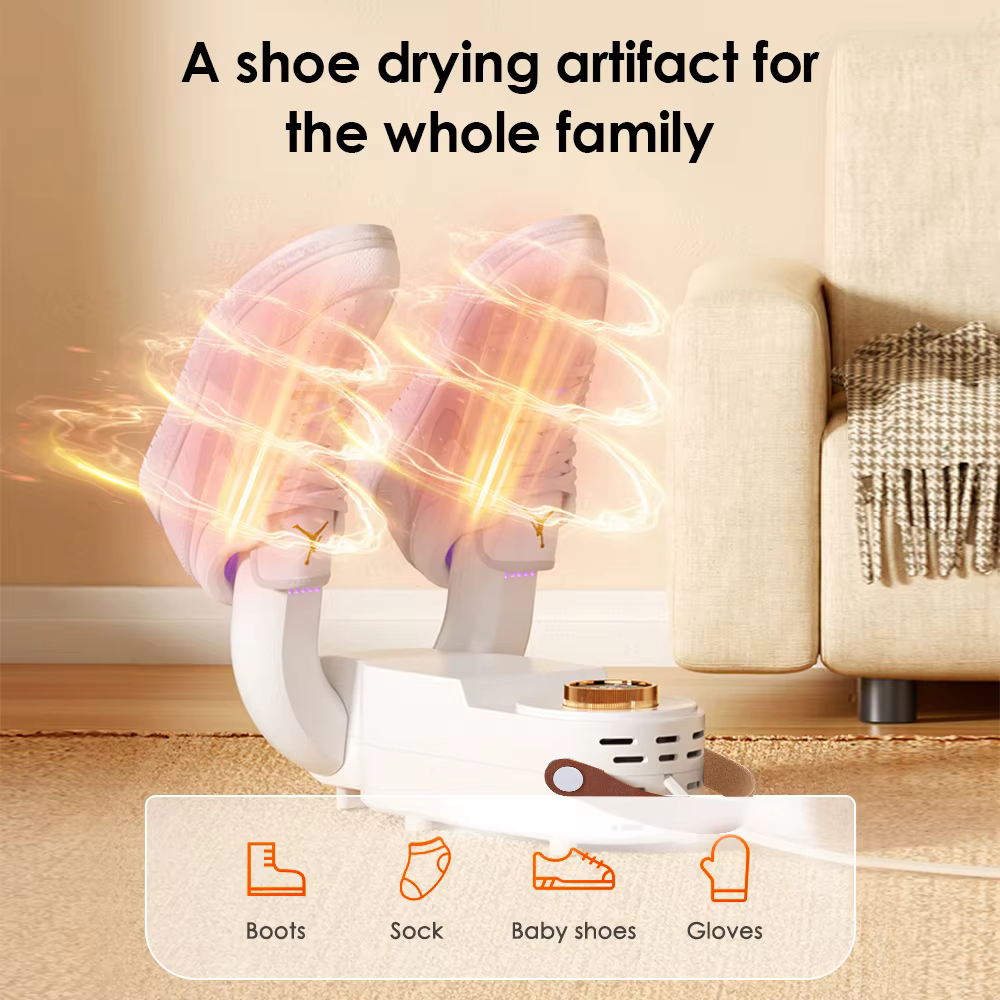 Sèche-chaussures électrique chauffe-bottes chaussure UV sèche-bottes élimine les odeurs séchage rapide désodorisant de bottes multifonction sèche-chaussettes