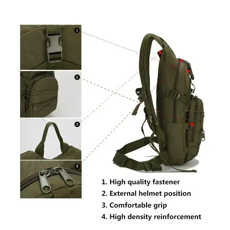 15L Molle sac à dos Sports de plein air vélo sacs à dos cyclisme escalade randonnée Trekking Camping sac