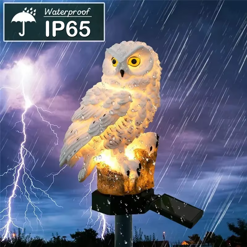 Lampe solaire LED étanche pour décoration de jardin, lumière extérieure, théâtre, animal, 62