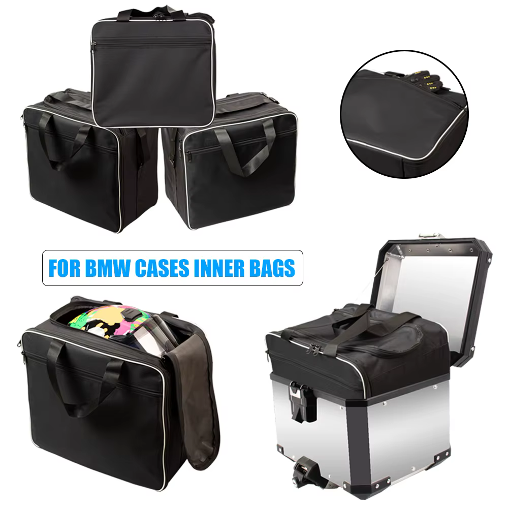 Sacs à bagages pour moto BMW R1200GS Adv, sacs intérieurs noirs, valises pour moto R1250 GS Adventure