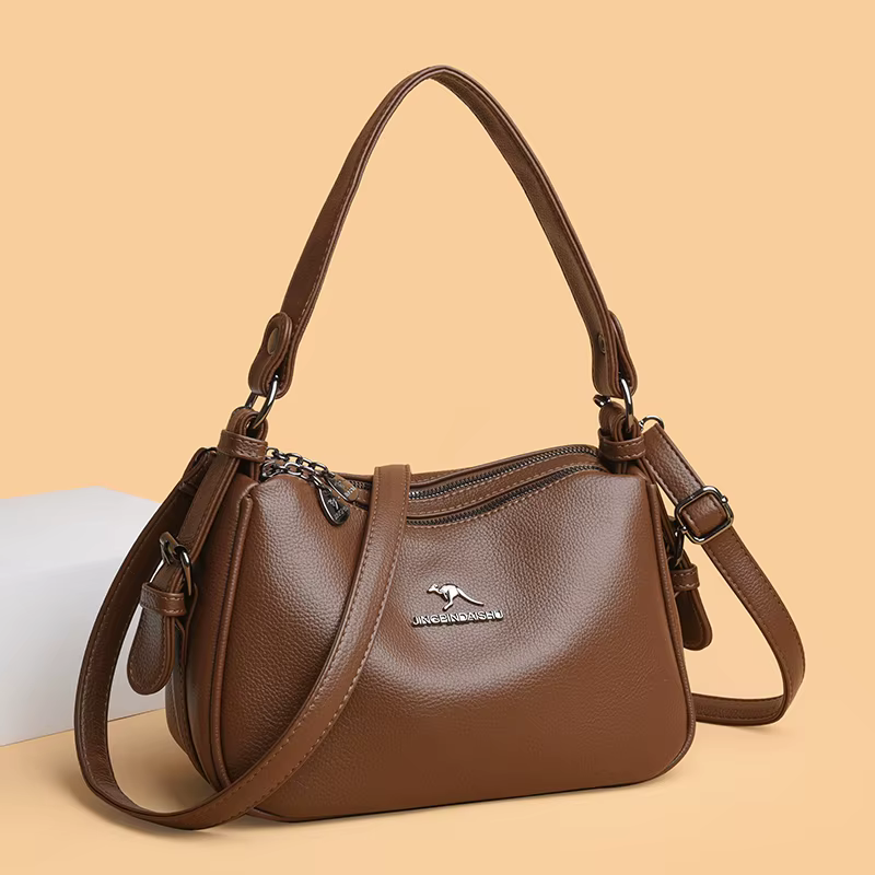 Sacs pour femmes Vintage véritable haute qualité PU sacs à main pour femmes sacs fourre-tout décontractés pour dames, sacs à main souples et de grande capacité portefeuille