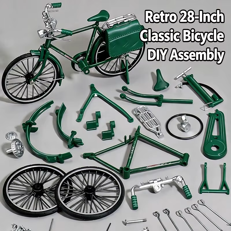 Modèle de vélo rétro nostalgique, décoration douce pour salon et véranda, accessoires de maison créatifs et exquis, ornements, cadeaux !