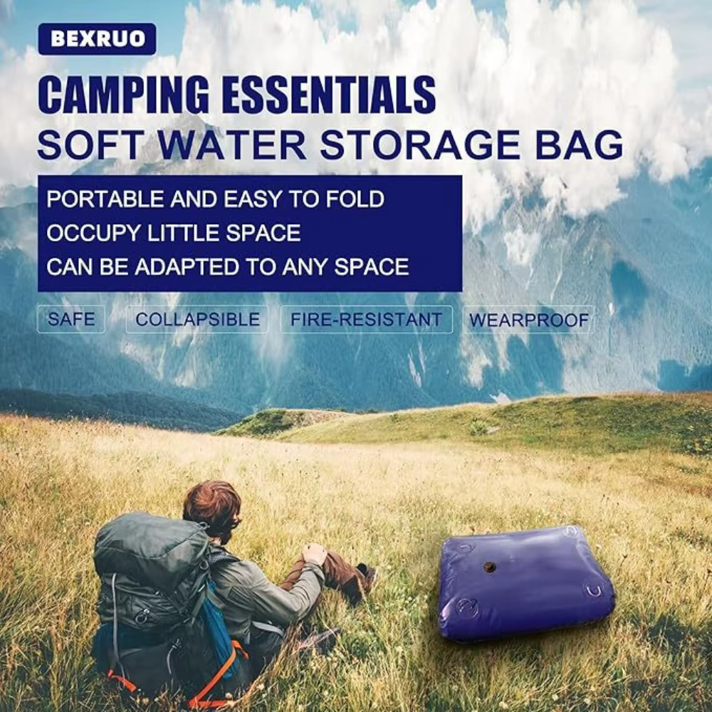 Grand sac de stockage d'eau pliable