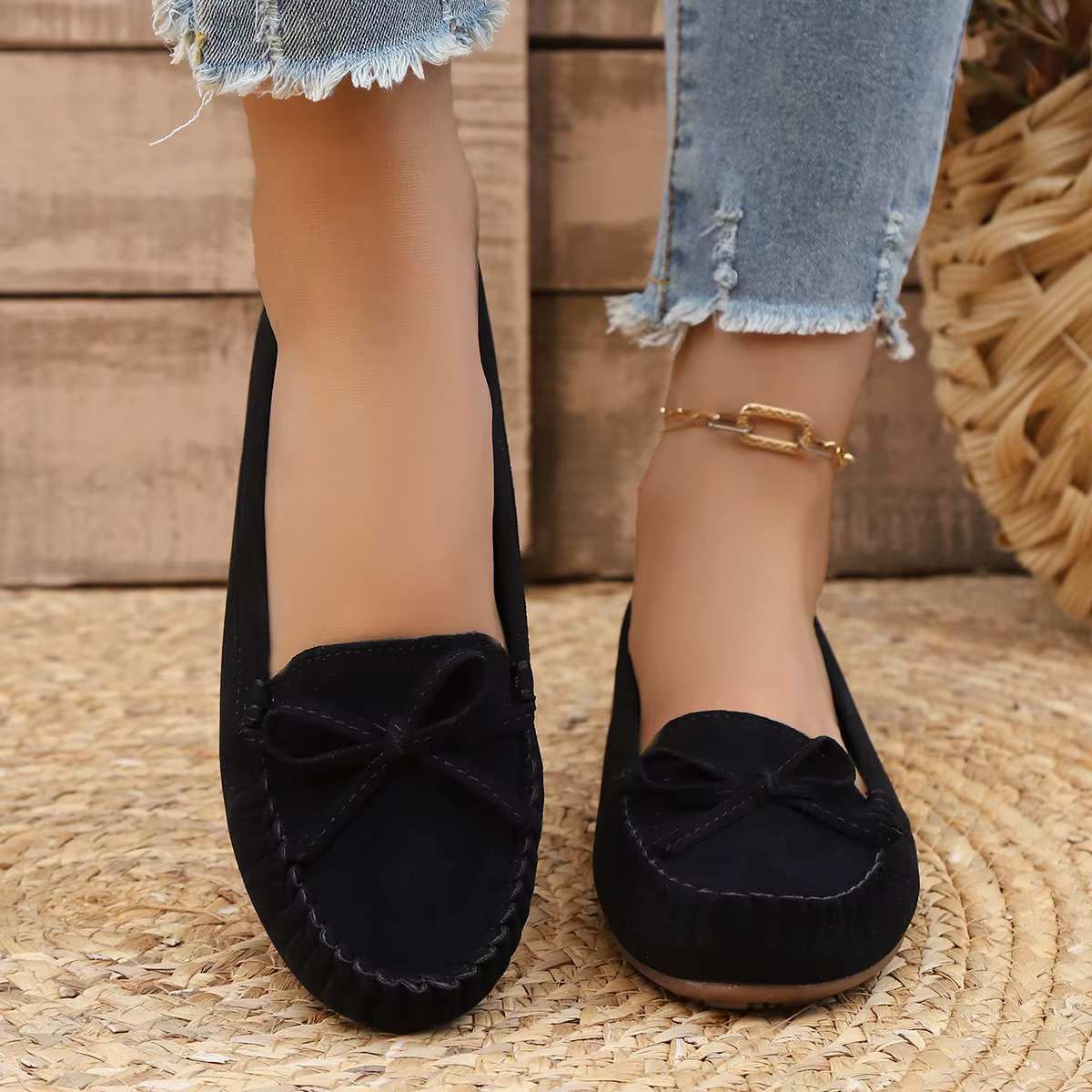 Printemps et automne élégant bout rond Sexy talon bas chaussures décontractées à la mode meilleure vente nouvelles