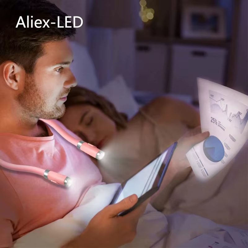 Lampe de poche portable à LED pour la lecture au lit