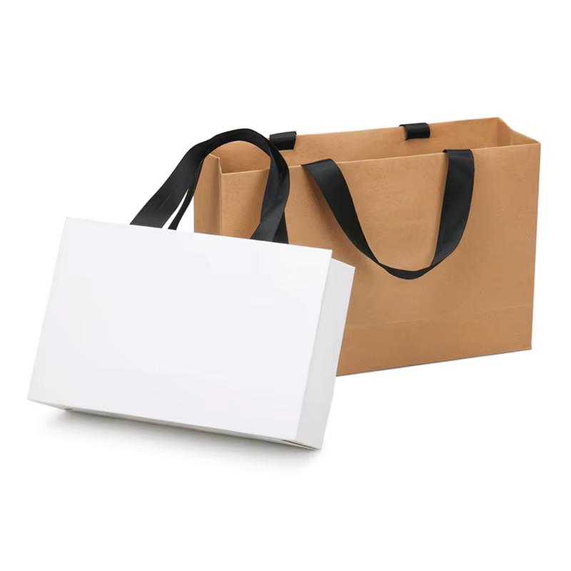 10 pièces sac en papier personnalisé vêtements chemise sac à main sac cadeau logo imprimé sac à provisions produit