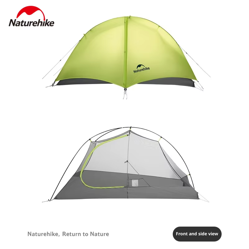 Tente de randonnée Naturehike Star Trail EXT 10D en nylon enduit de silicone ultra-léger, résistance aux intempéries niveau 7, résistance au vent, autoportante