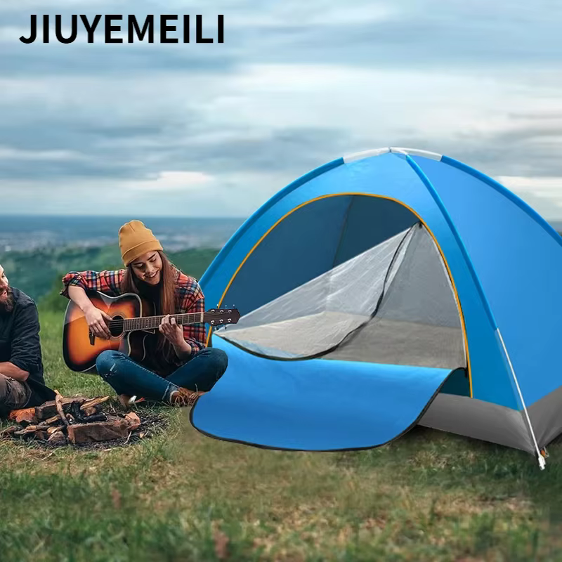 Tente pliante d'extérieur à ouverture rapide entièrement automatique, tente de camping pour 1-2 personnes, confortable, imperméable, résistante au soleil, portable