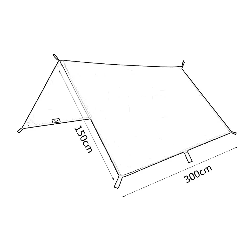 Auvent imperméable de 3x3m