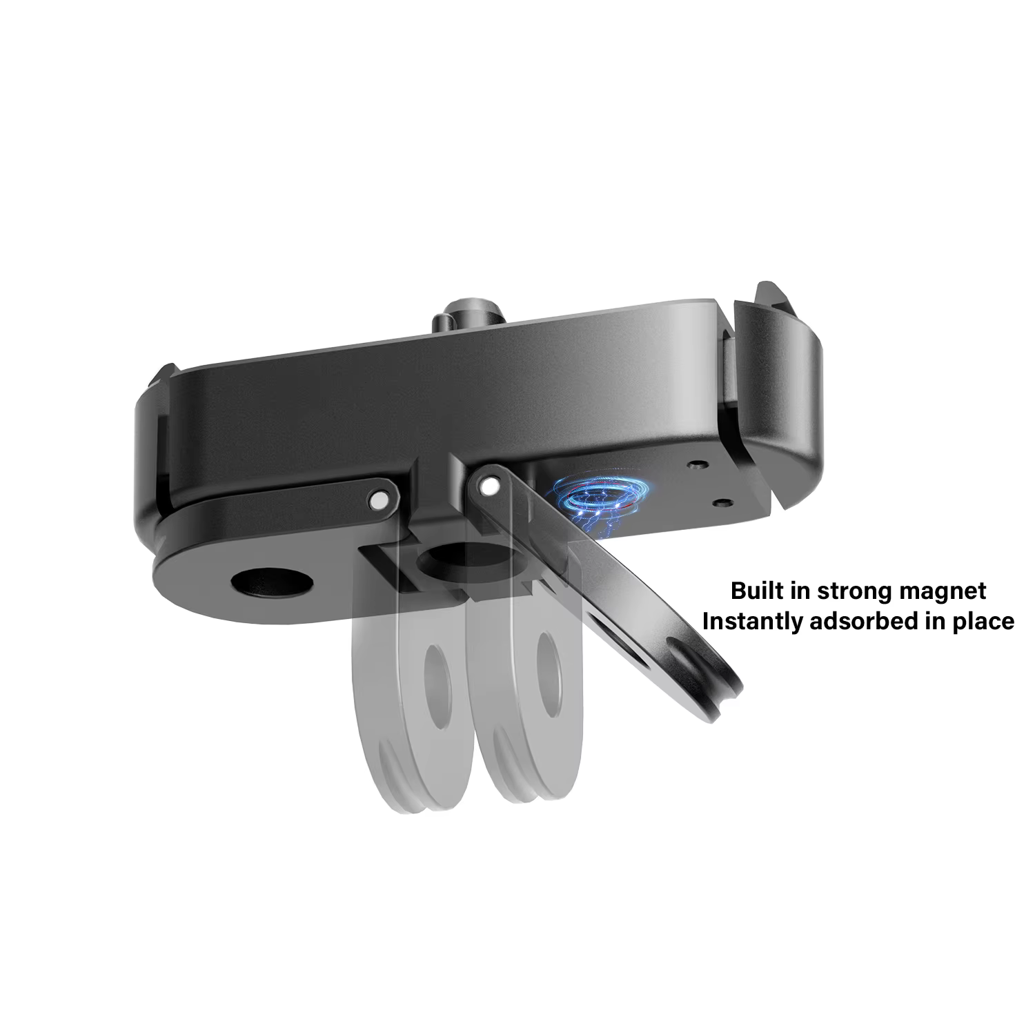Support de Base magnétique noir à dégagement rapide pour Gopro 13