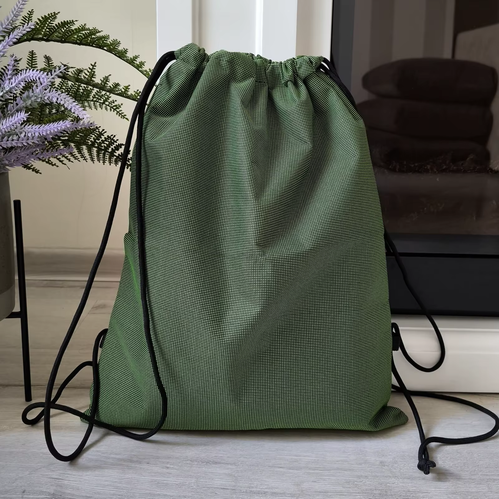 Sac à dos pliable à cordon de serrage
