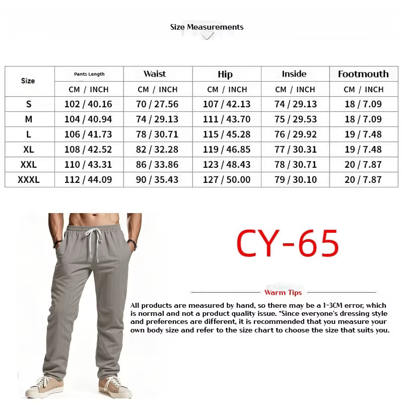Pantalon décontracté en mélange de lin pour hommes, tendance, Jogging européen et américain, pantalon de sport respirant, à la mode, nouveau Style 2025