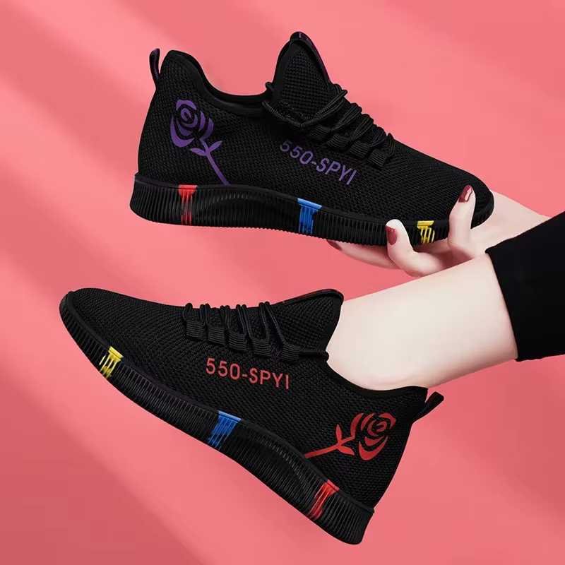 Tenis Feminino 2024 femmes chaussures vulcanisées Air Mesh léger doux baskets femmes chaussures plates plate-forme à lacets chaussures décontractées Basket Femme
