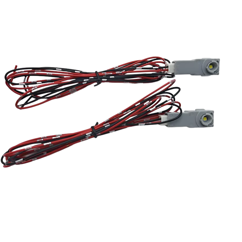 Lumière vive 2 pièces LED pied lampe avec fil pour Toyota Mazda Subaru Yaris Camry Corolla lumière intérieure pied lumière facile à installer
