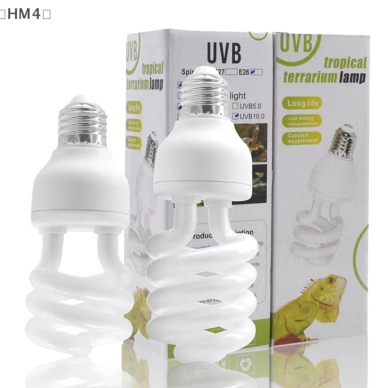 、1HM4 Raga13/26W rayons UV Terrarium à économie d'énergie lumière de se prélasser 5.0 10.0 UVB lampe pour Reptile tortue lézard serpent Reptiles lampe chauffante