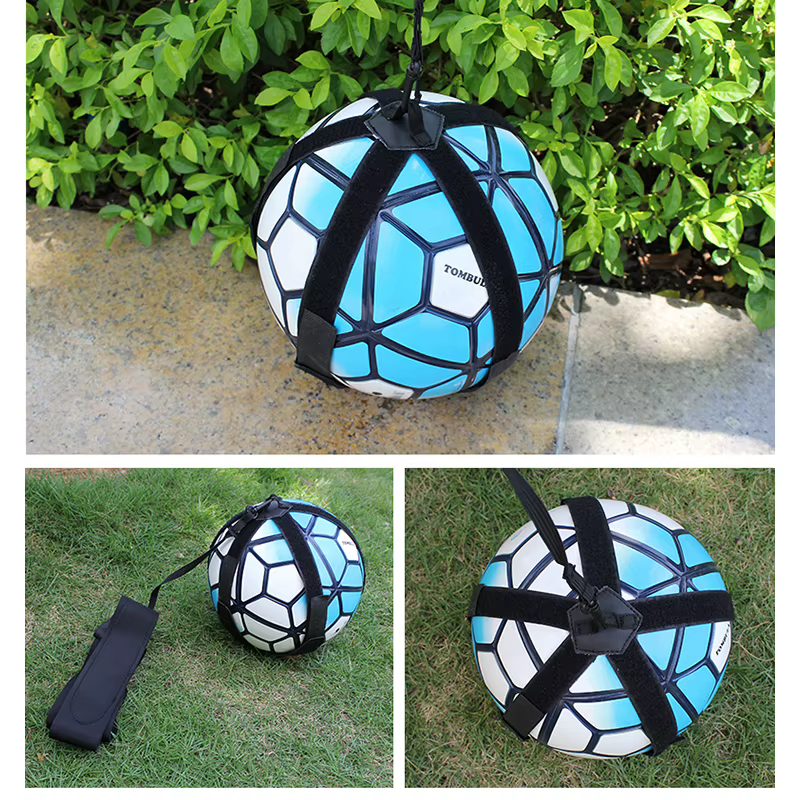 Ceinture d'entraînement de football avec sac à corde pour la pratique du dribble et l'amélioration du contrôle du ballon et des compétences de football