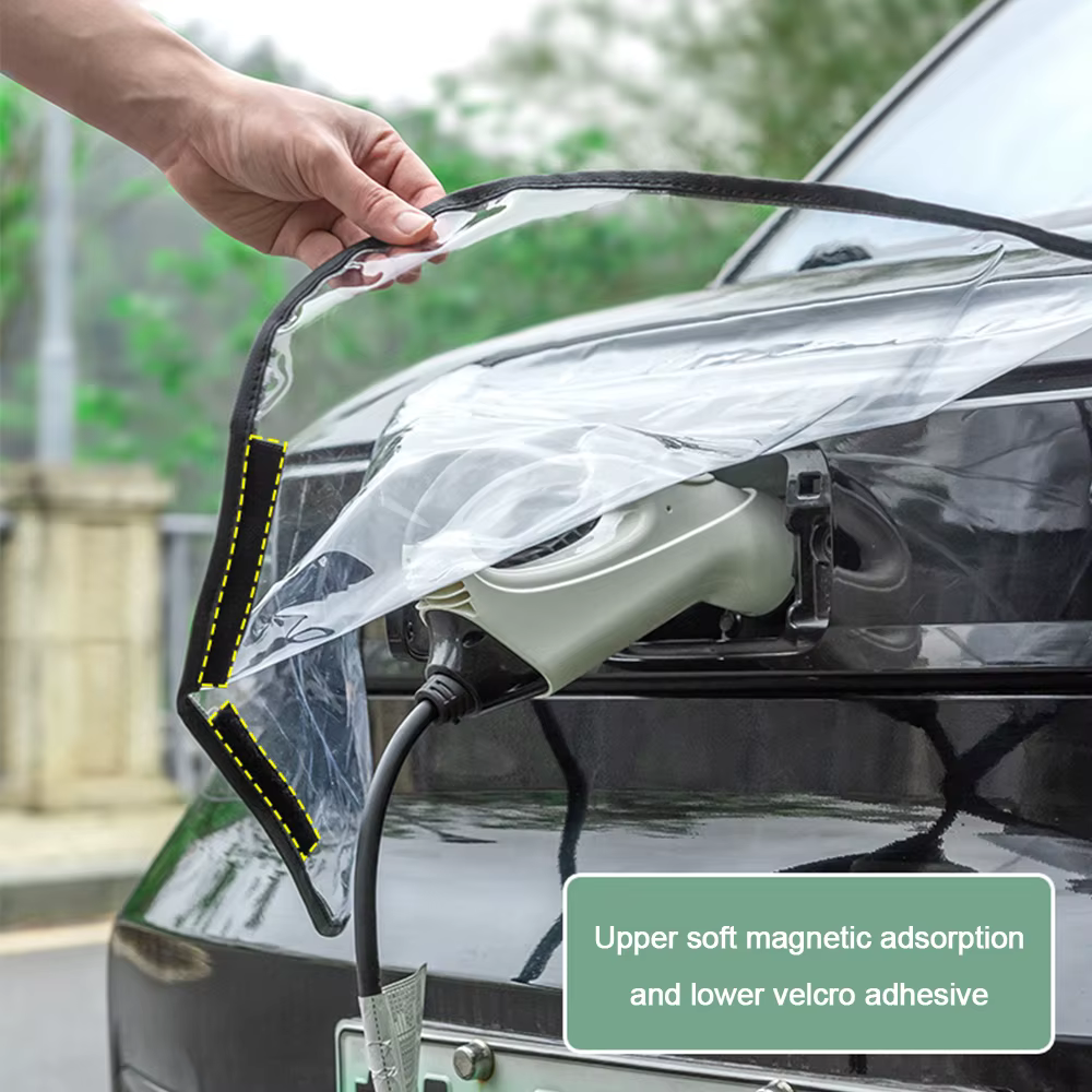 Port de chargeur de véhicule électrique, housse anti-pluie et anti-poussière, housses de Protection extérieure pour Tesla modèle 3 Y berline SUV, accessoires de voiture