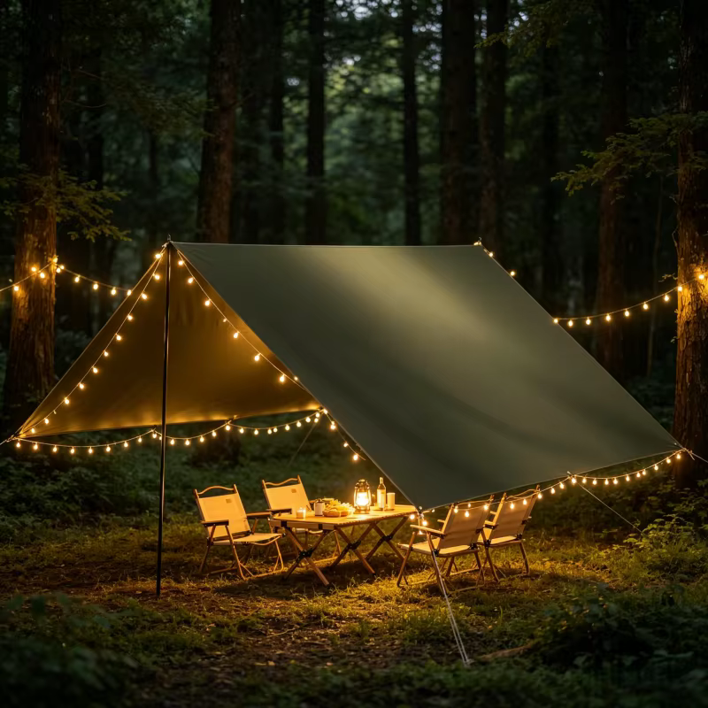 Tente en bâche imperméable ultra-légère et portable