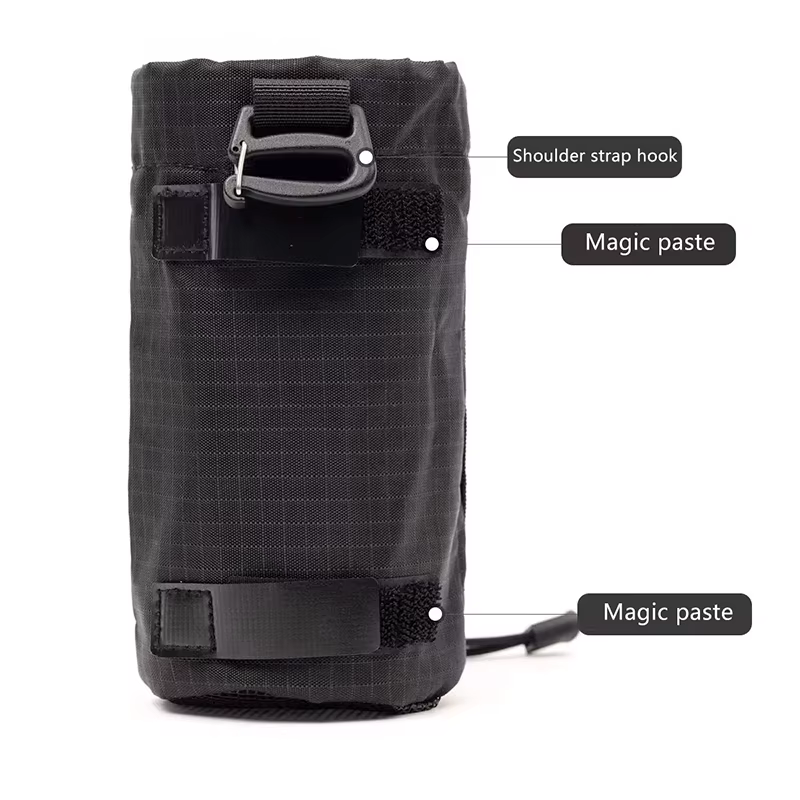 Sac à dos d'aventure en plein air avec sac de bouilloire ; Pochette suspendue pour téléphone portable de camping et rangement de bouteille d'eau de randonnée