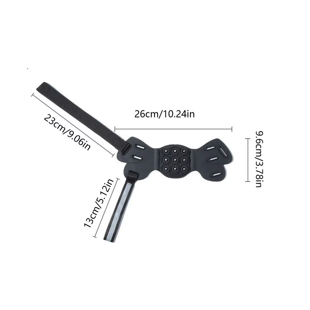 Crampons à 9 pointes antidérapants pour chaussures, idéaux pour la marche hivernale, la course, la randonnée, l'escalade et les travaux en extérieur sur toiture