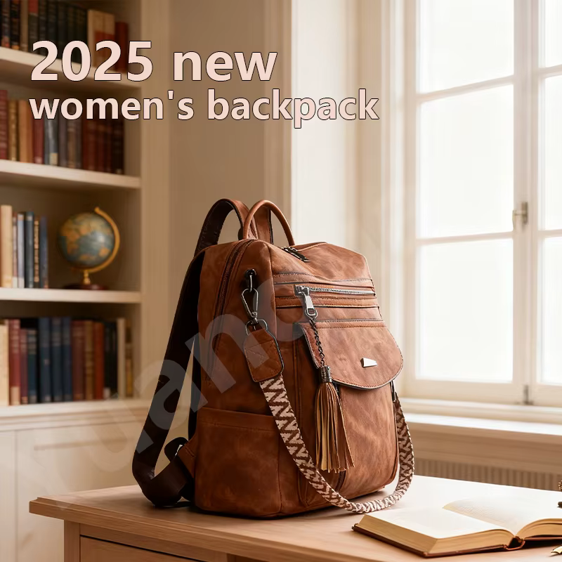 Sac à dos en cuir PU pour femmes