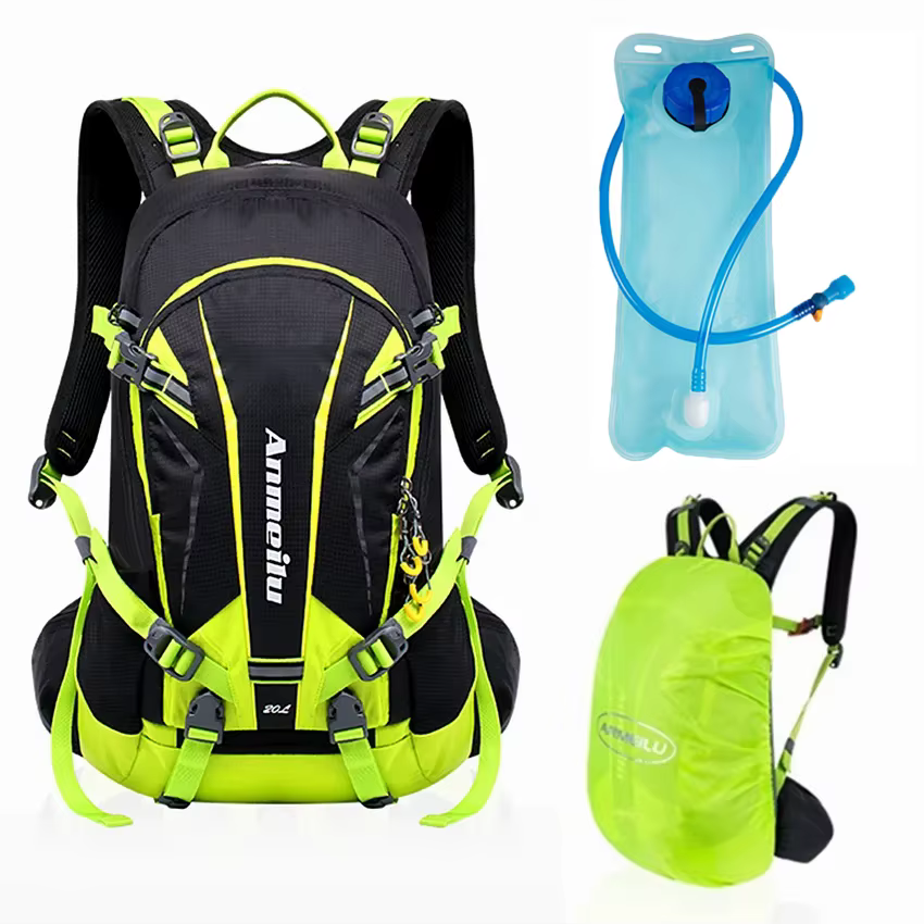 20L étanche vélo sac housse de pluie respirant léger sac à dos randonnée Camping vtt VTT hydratation sac à dos