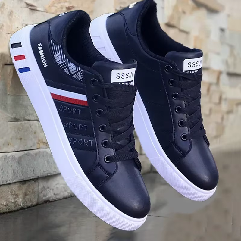 Chaussures plates pour hommes, baskets de sport d'extérieur printemps-automne, chaussures vulcanisées tendance pour hommes