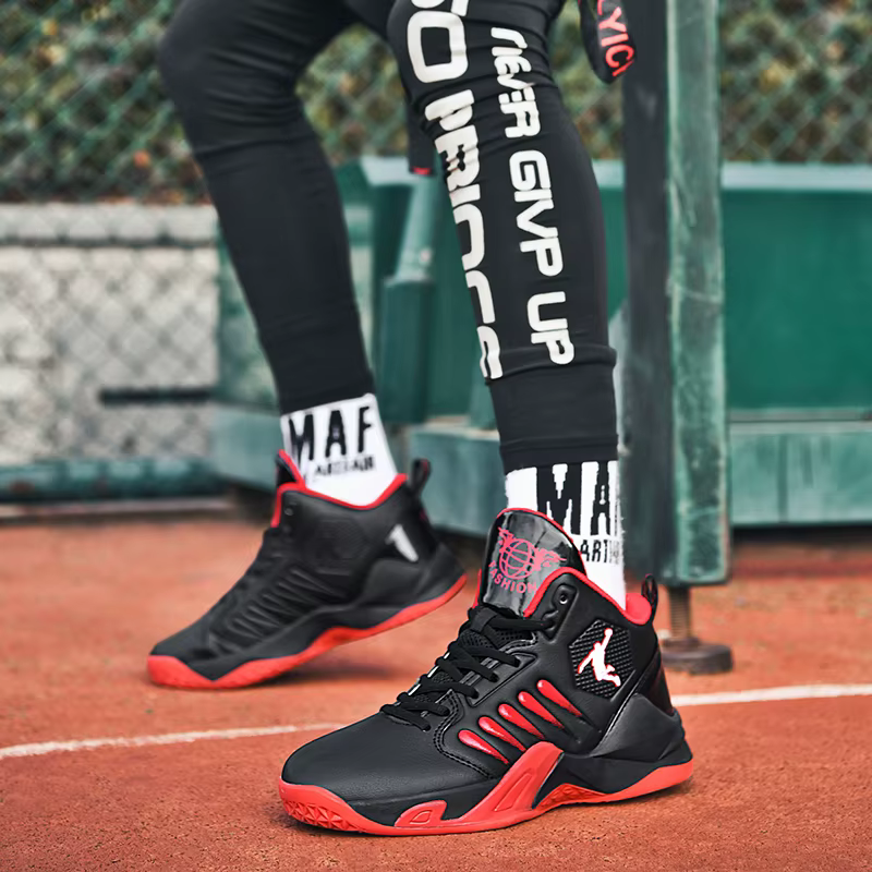 Chaussures de basket-ball respirantes coordonnantes pour hommes et femmes, chaussures de course portables, baskets athlétiques d'entraînement de gym, anti-baume