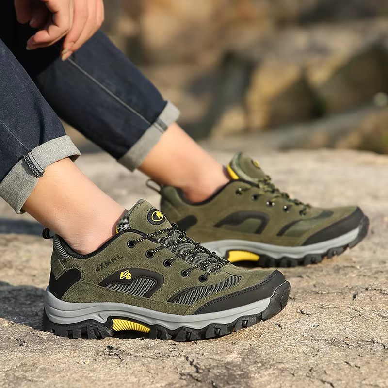 Chaussures de randonnée pour hommes en daim