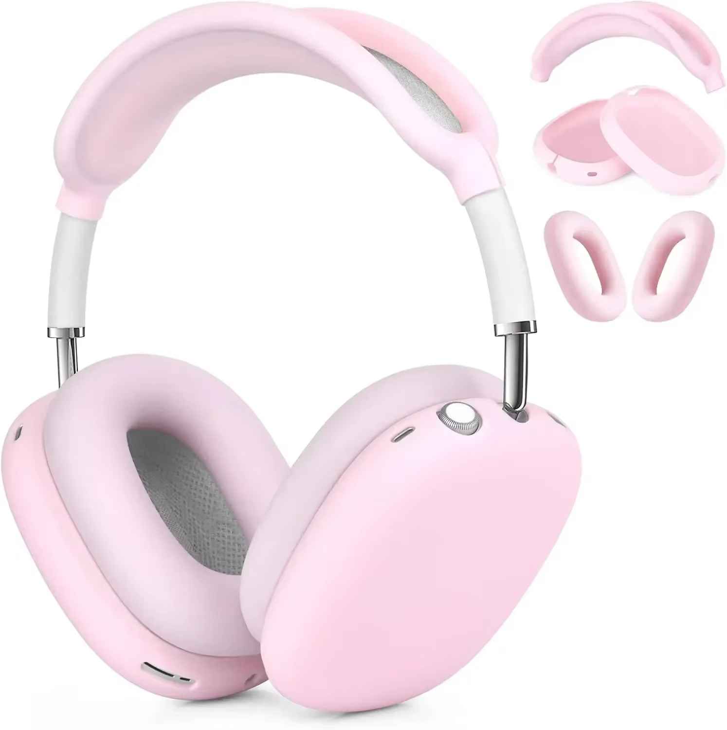 Pour écouteurs Airpods Max, housse en Silicone pour Apple Airpod Max accessoires étuis coque en Silicone