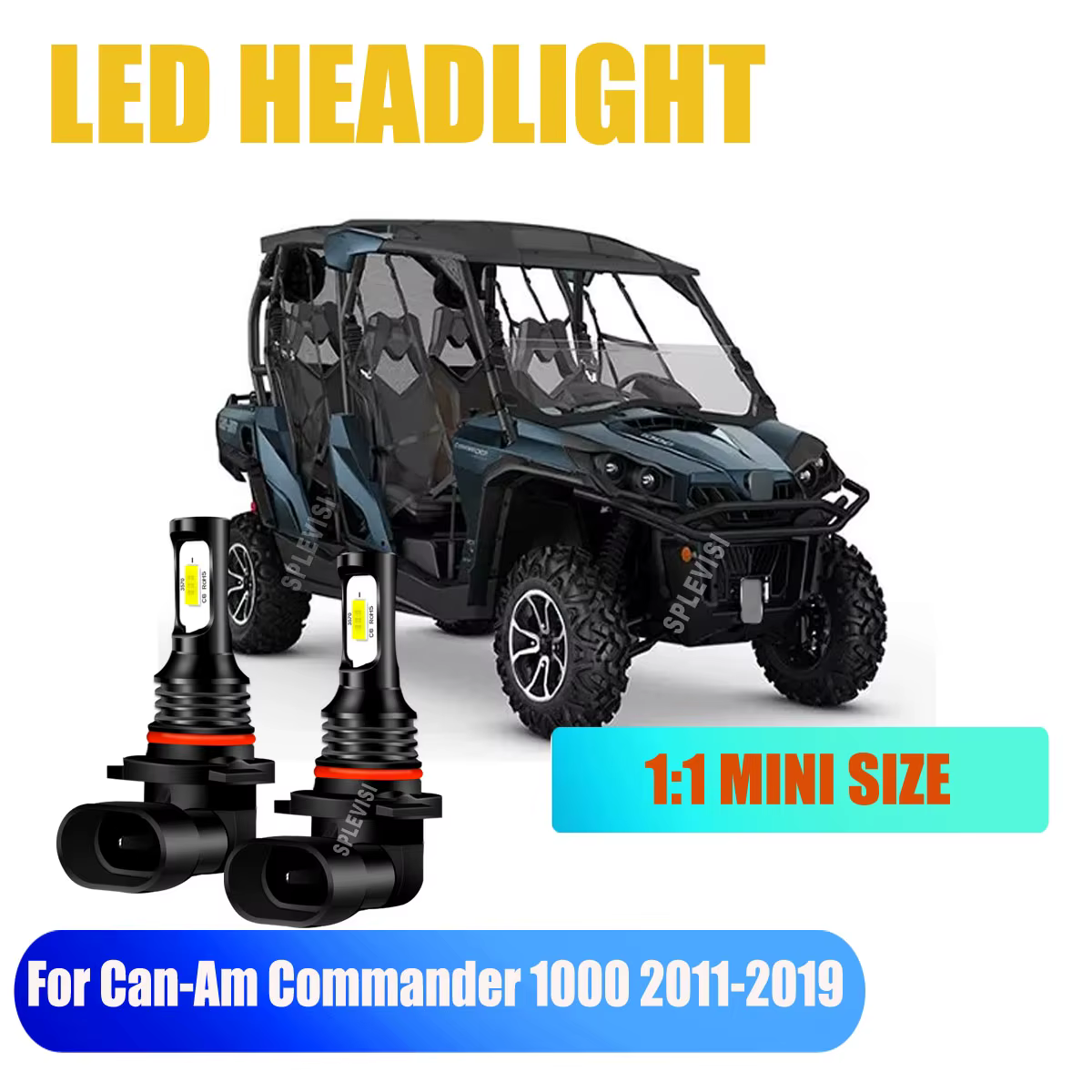 Phare LED halogène de remplacement
