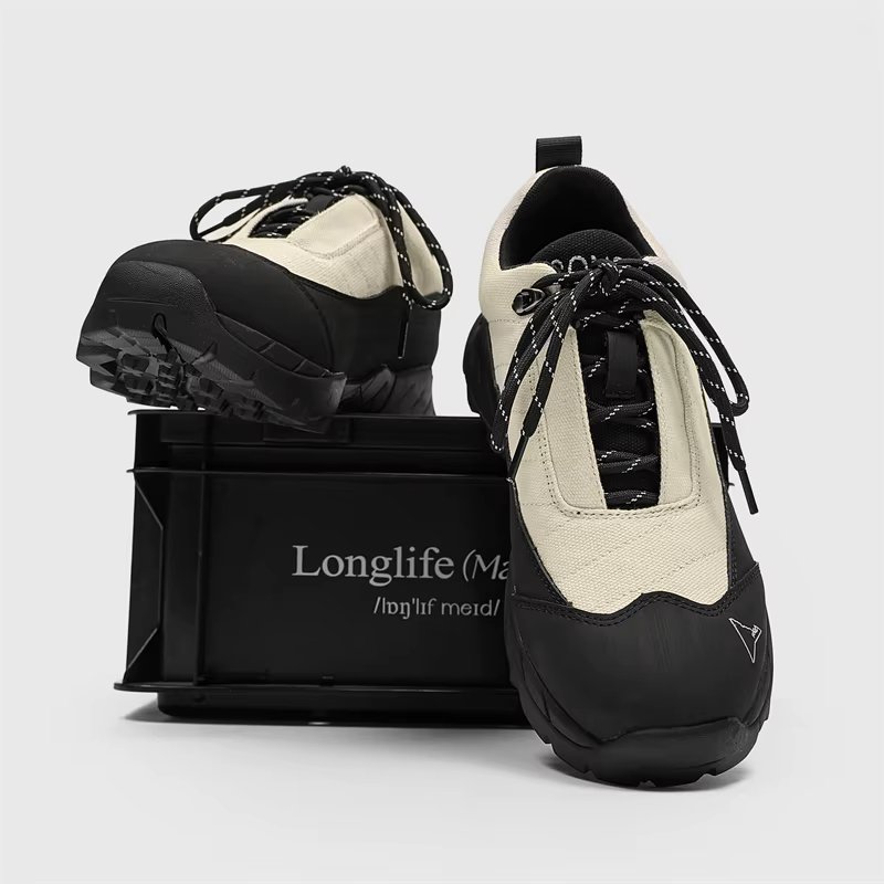 High Quality Leather Hiking Shoes Durable Outdoor Sport Men Trekking Leather Shoes Lace-Up Climbing Hunting Sneakers