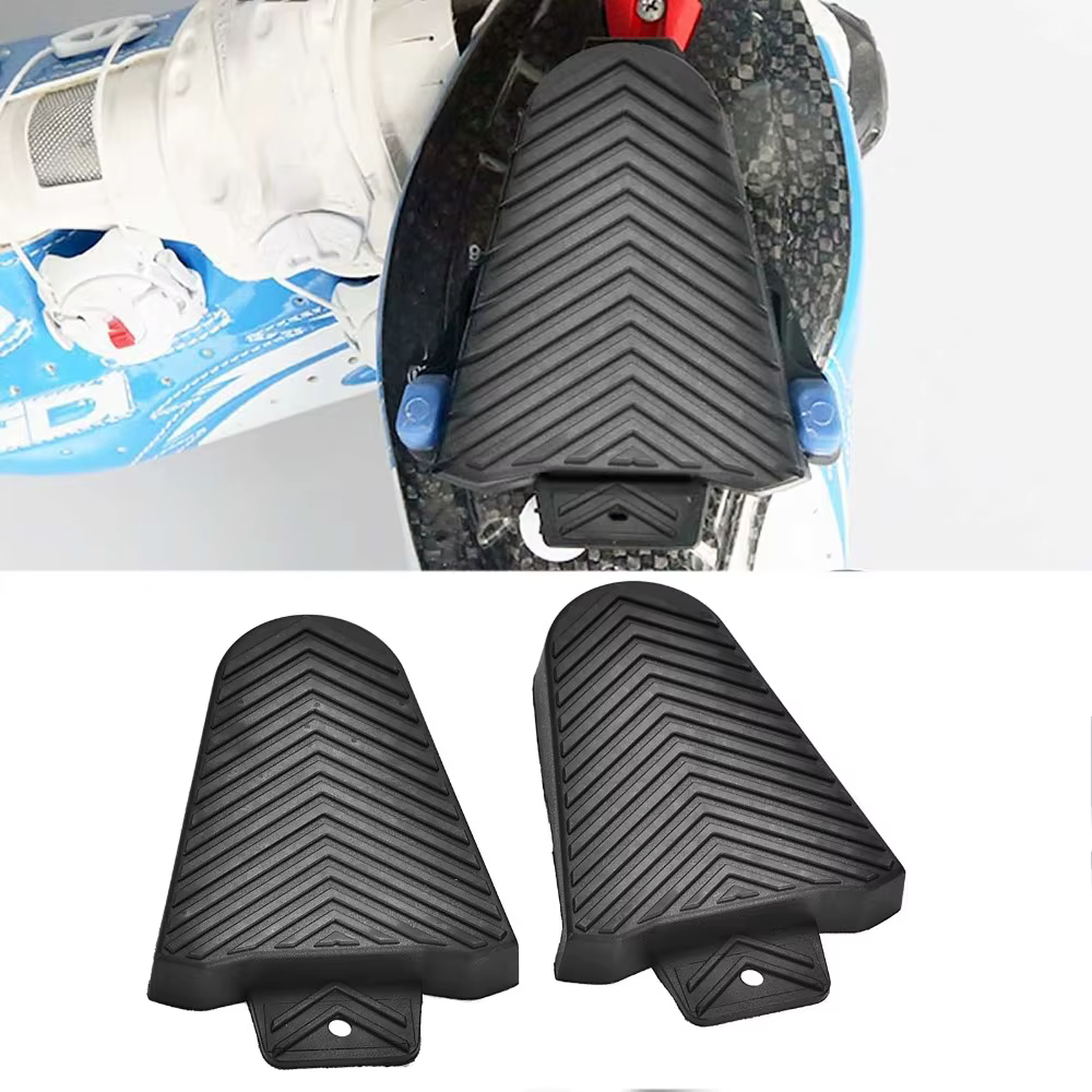 1 paire de couvre-chaussons de vélo en caoutchouc noir, confortables et protecteurs, pour chaussures Shimano SPD-SL SH10 SH11 SH12