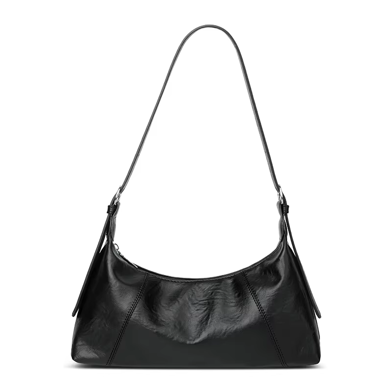 Sac à bandoulière, style rétro européen et américain, tendance et simple, sac baguette à porter sous le bras