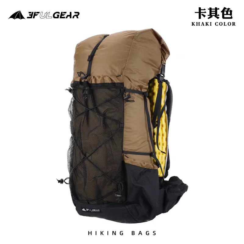 3F UL GEAR Sac à dos de randonnée ultraléger 40 + 16L - Pack