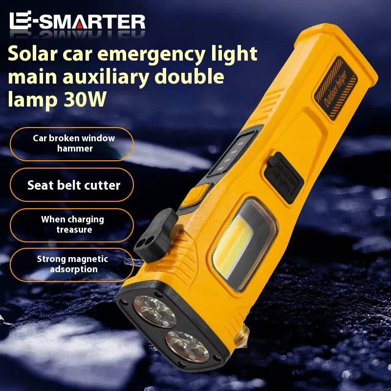 Lampe de poche tactique Super lumineuse, Rechargeable, haute Lumens, torche LED avec lumière latérale COB et affichage W5214