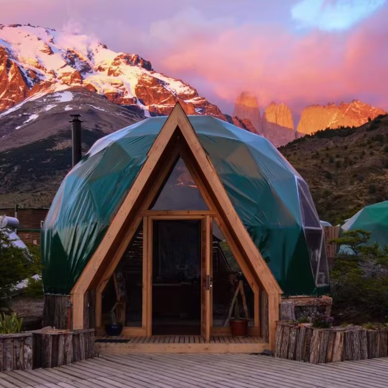 Dôme de glamping, tentes de luxe