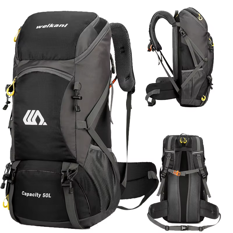 50L voyage sac à dos Camping hommes grand sac de randonnée touristique sac à dos étanche Sports de plein air escalade alpinisme sac bagages