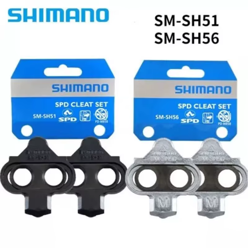 Crampons VTT Shimano SM-SH56 SH51 - Système de pédales multi-libération SPD avec flotteur et ensemble de matériel