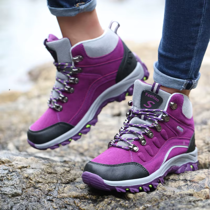Chaussures de Randonnée Bleues Confortables pour Homme et Femme, Baskets de Trekking, de dehors de Plein Air, Grande Taille 46, Offre Spéciale