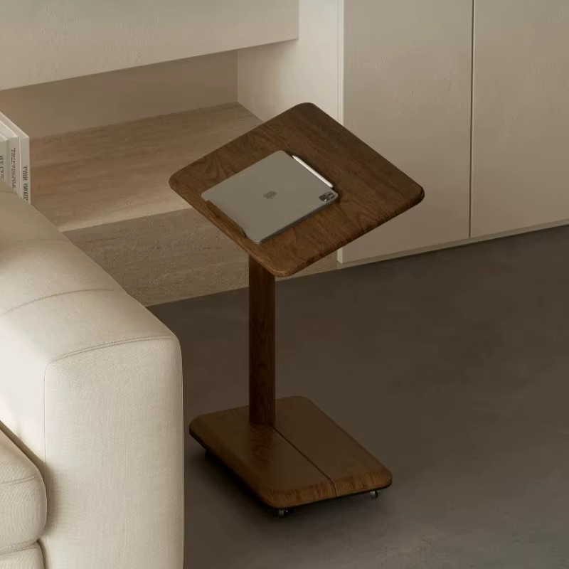Table basse d'angle basse, petite table basse relevable en forme de L pour salon, table d'angle de canapé, Tavolino Da Salotto Moderno, mobilier d'hôtel
