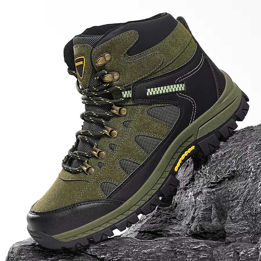 Bottes de randonnée montantes antidérapantes pour hommes