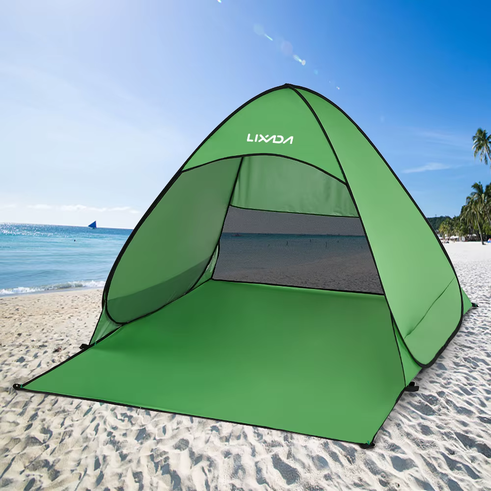 Vexada-Tente de plage à pop-up automatique instantanée légère