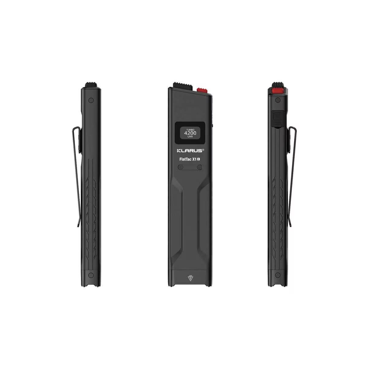 Klarus bronchFlatTac-Lampe de poche EDC ultra mince, 4200 lumens