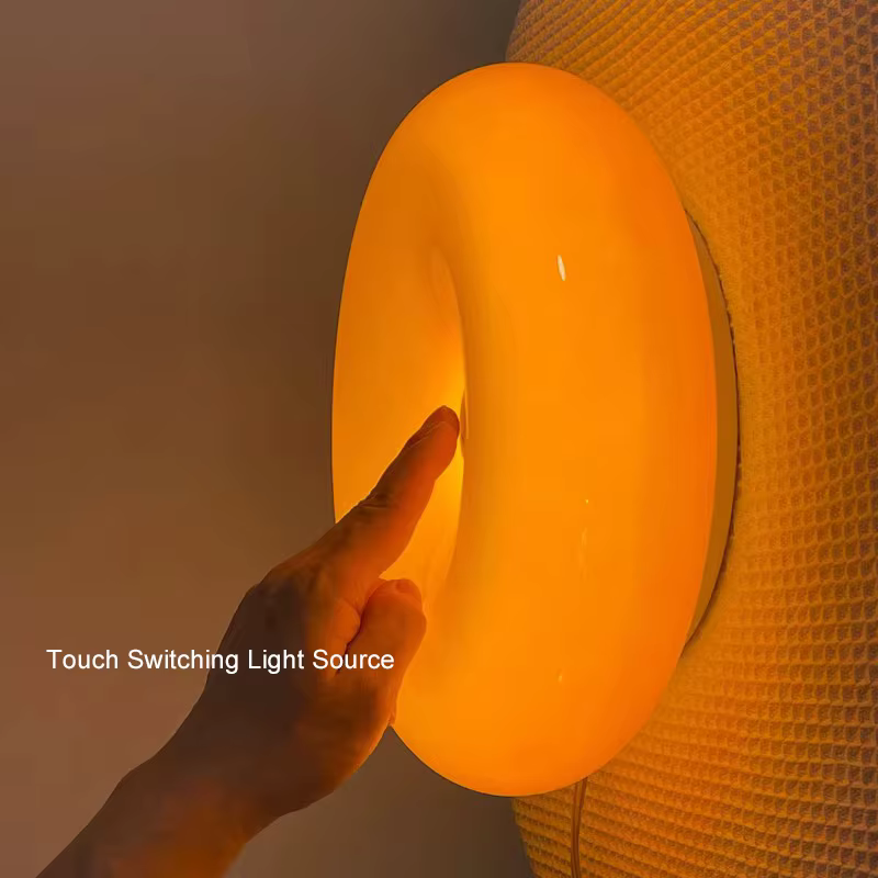 Applique Murale LED en Verre au Design Nordique