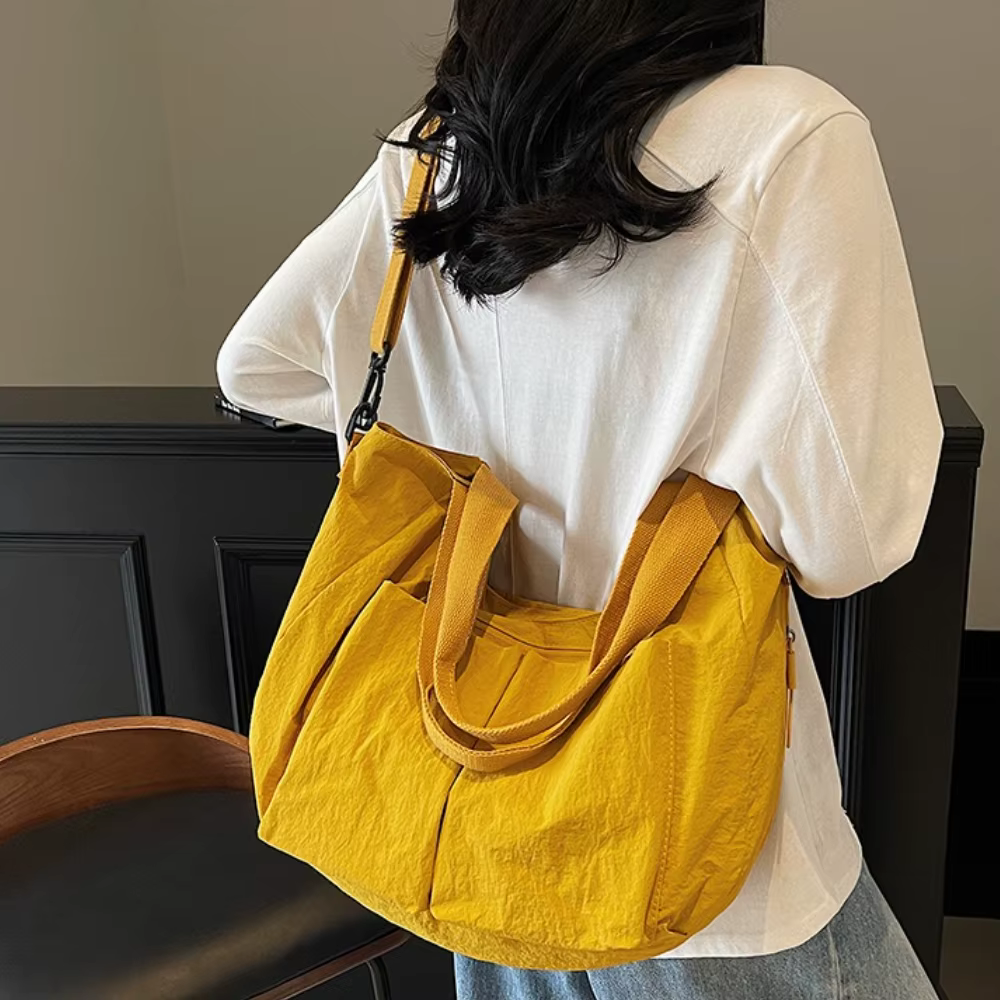 Sac à main à bandoulière unique en nylon à la mode pour femmes, fourre-tout décontracté, sacs à main et sacs à main, nouveau sac à bandoulière de grande capacité