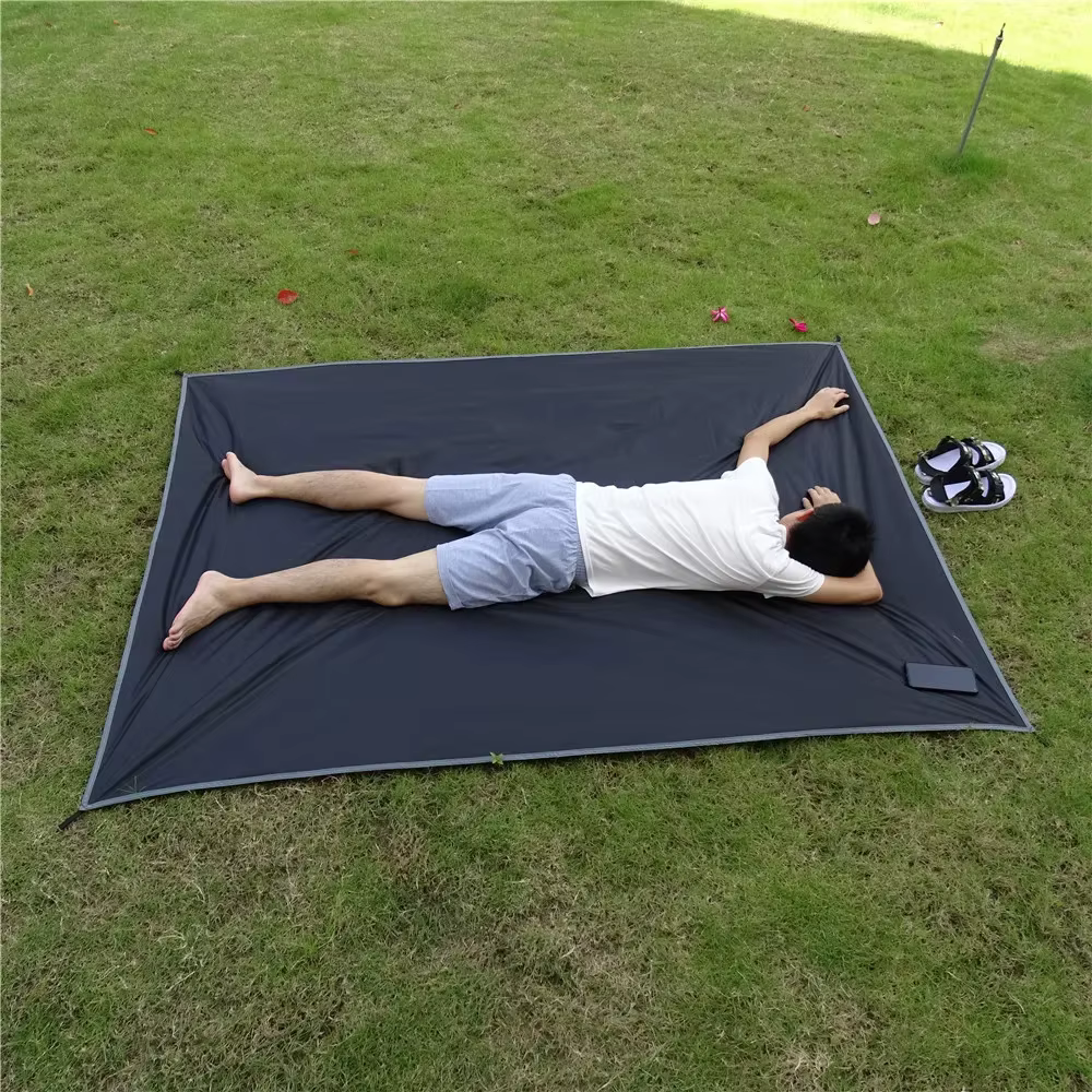 Tapis de Camping imperméable avec piquets