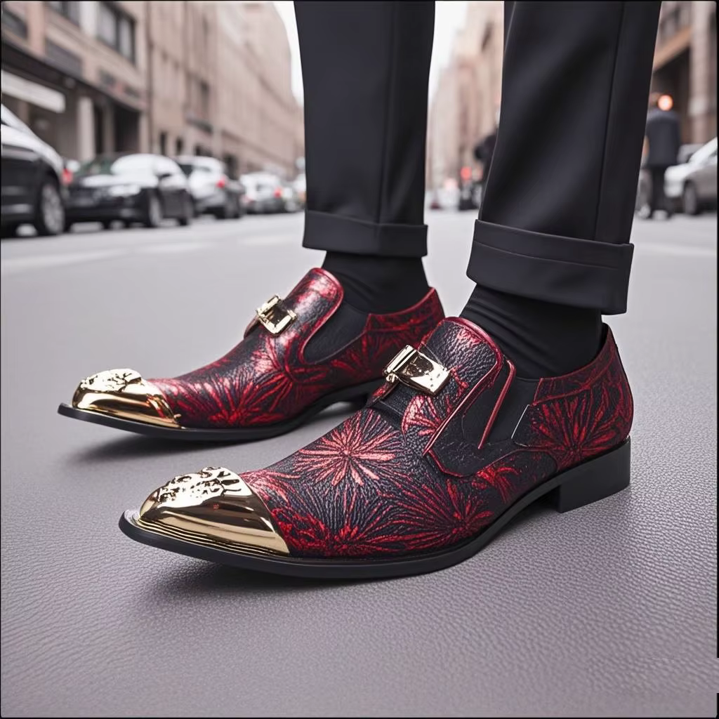 Chaussures de Luxe en Cuir group pour Homme
