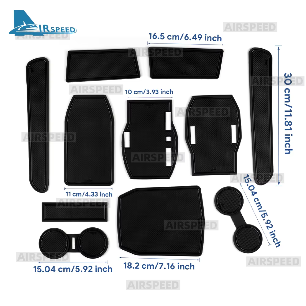 Tapis de rainure de porte de voiture