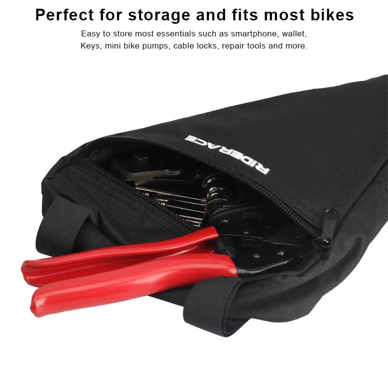 Sac de cadre de Tube avant de vélo, étanche, résistant à l'usure, sac de rangement d'équitation, pochette triangulaire pour vélo de montagne, accessoires de cyclisme